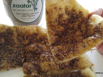 Manakish (Manaesh) - Zaatar Bread Recipe