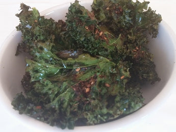 Zaatar Recipe: Kale-Zaatar Chips