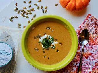 Zaatar Spiced Pumpkin Bisque Recipe