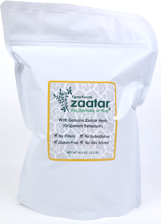 Zaatar by Tyme Foods - Family & Share Bulk Size: 2.2 LB / 35.2 OZ / 1.0 KG